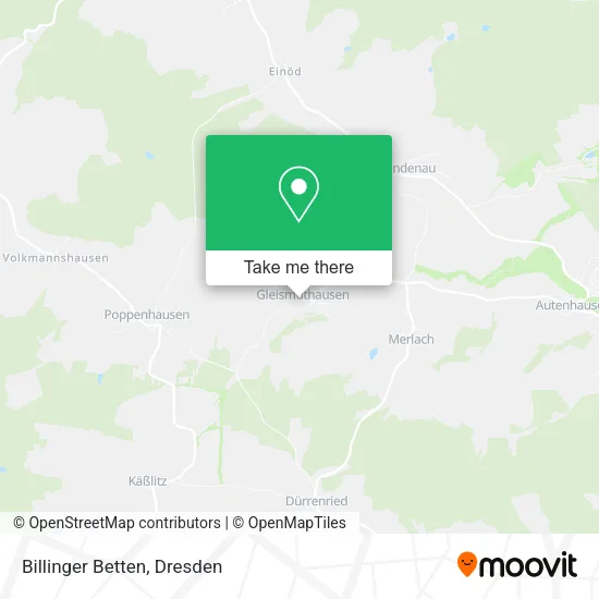Карта Billinger Betten