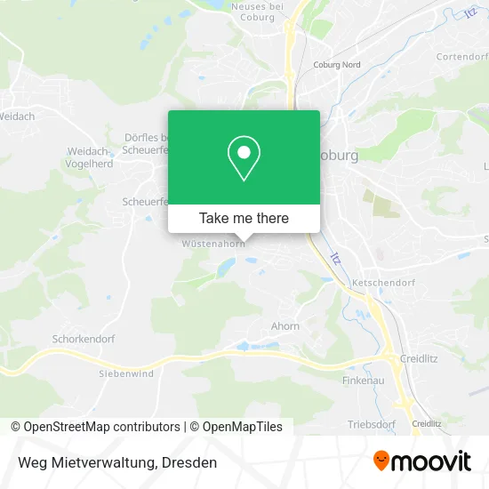 Карта Weg Mietverwaltung