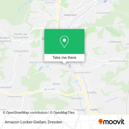 Карта Amazon Locker-Gießen