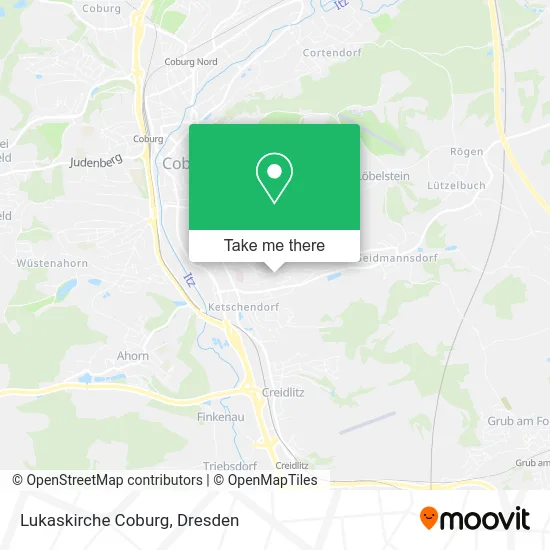 Карта Lukaskirche Coburg