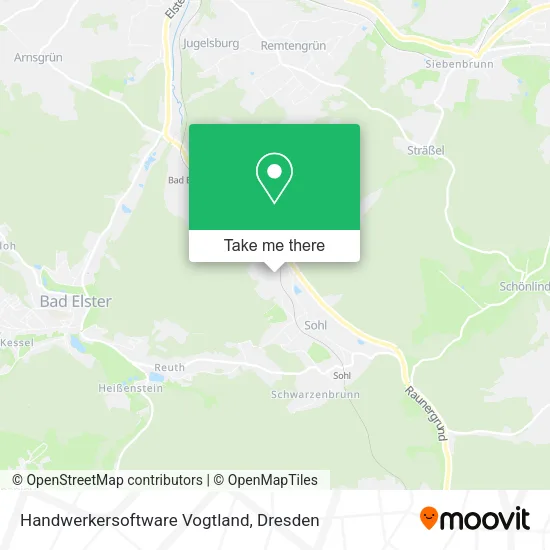 Карта Handwerkersoftware Vogtland