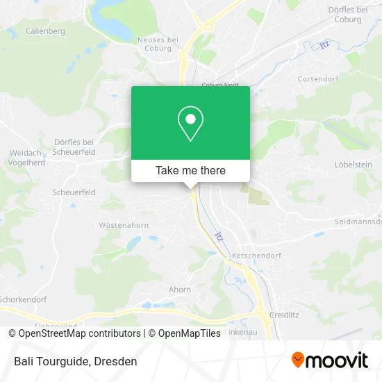 Карта Bali Tourguide