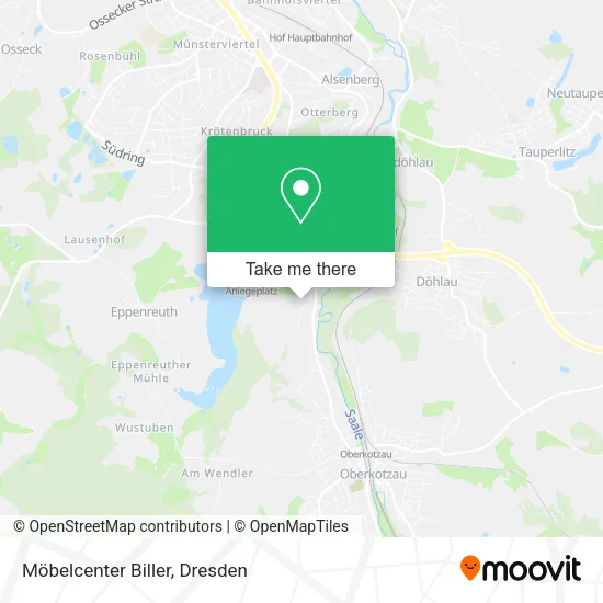 Карта Möbelcenter Biller