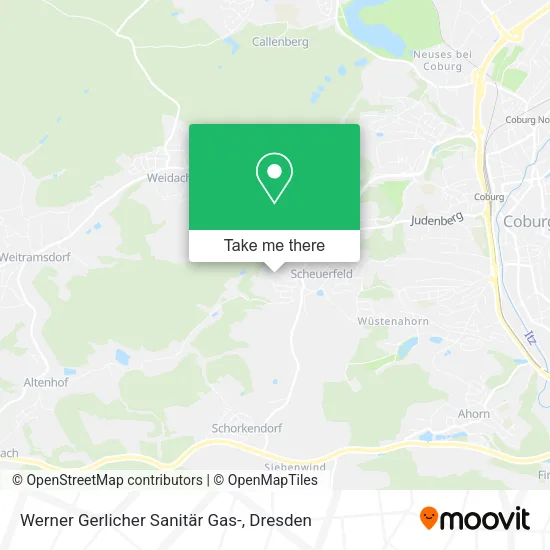 Карта Werner Gerlicher Sanitär Gas-