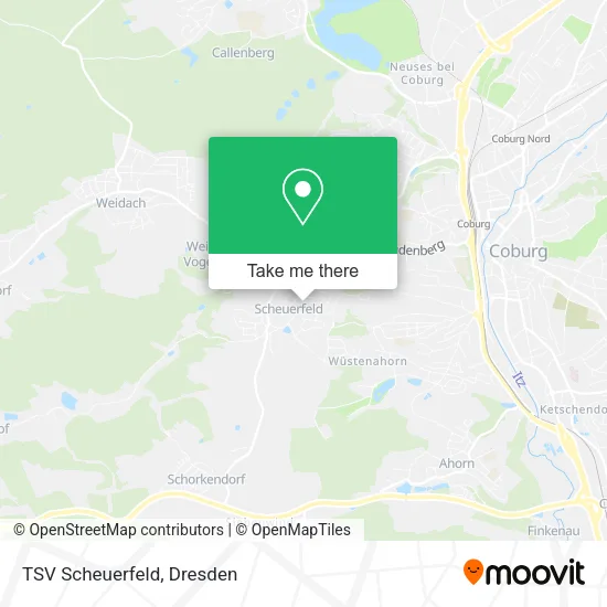 Карта TSV Scheuerfeld