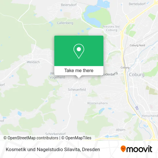 Карта Kosmetik und Nagelstudio Silavita