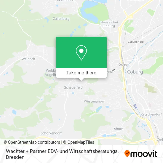 Wachter + Partner EDV- und Wirtschaftsberatungs map