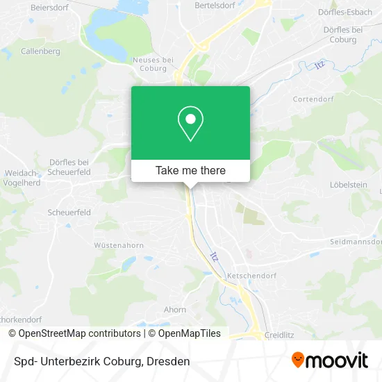 Карта Spd- Unterbezirk Coburg