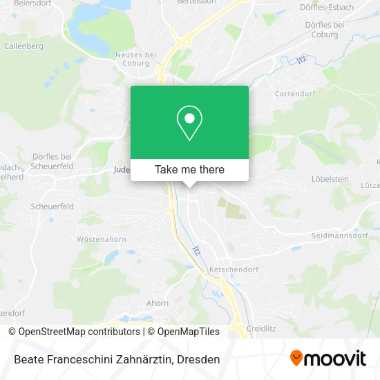 Карта Beate Franceschini Zahnärztin