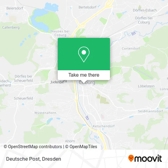 Карта Deutsche Post