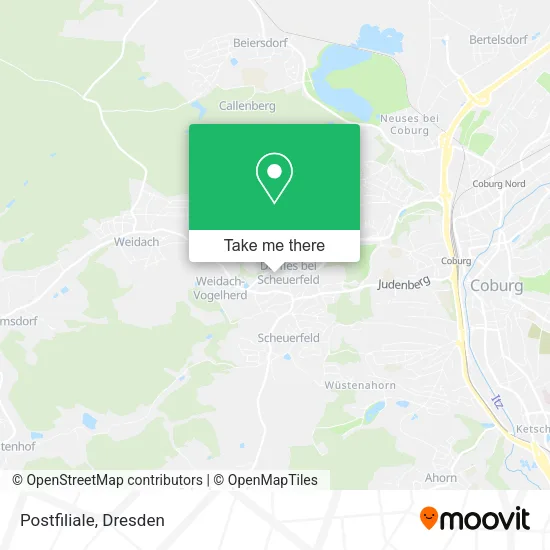 Карта Postfiliale