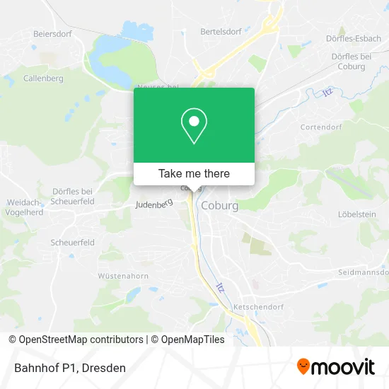Bahnhof P1 map