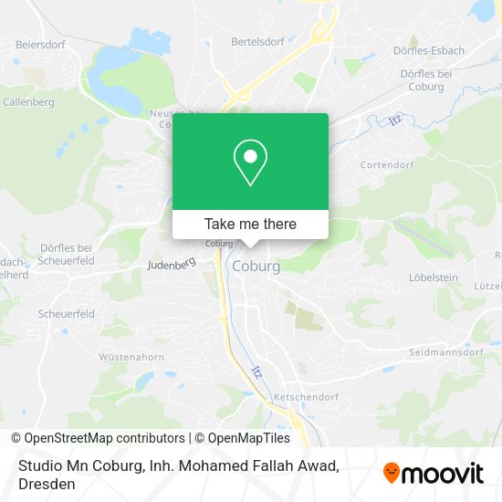 Карта Studio Mn Coburg, Inh. Mohamed Fallah Awad