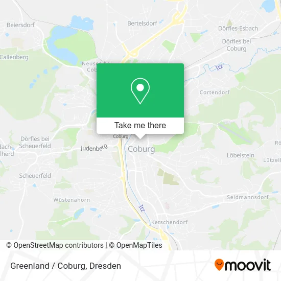 Карта Greenland / Coburg