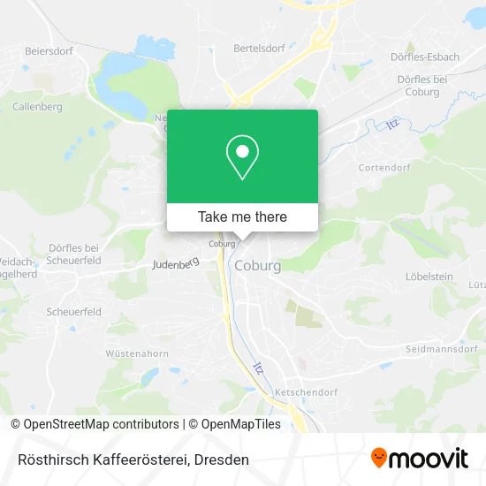 Карта Rösthirsch Kaffeerösterei