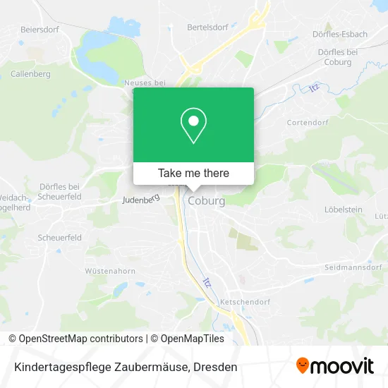 Карта Kindertagespflege Zaubermäuse