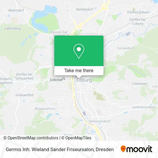Карта Germis Inh. Wieland Sander Friseursalon