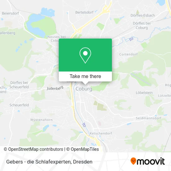 Карта Gebers - die Schlafexperten