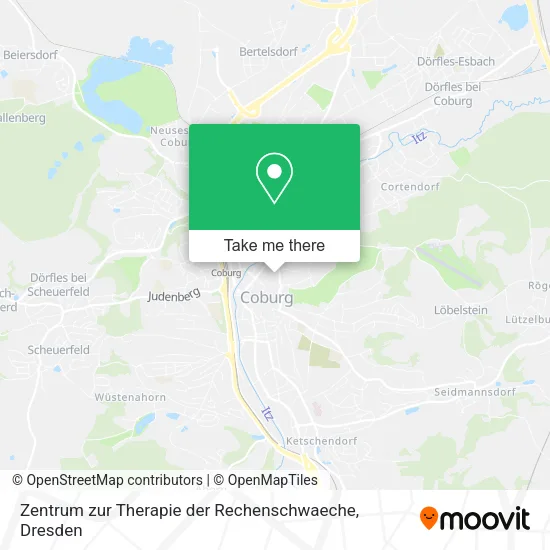 Карта Zentrum zur Therapie der Rechenschwaeche