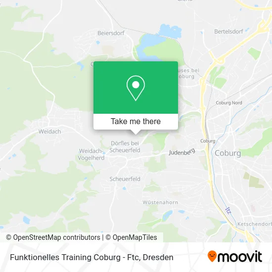 Карта Funktionelles Training Coburg - Ftc