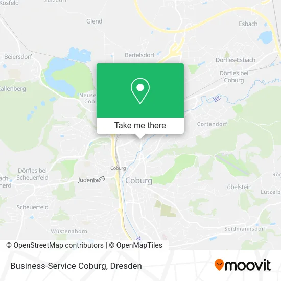 Карта Business-Service Coburg