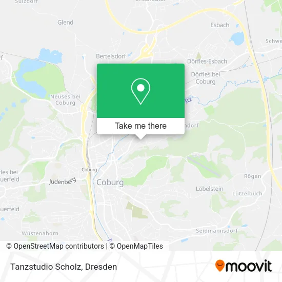 Карта Tanzstudio Scholz