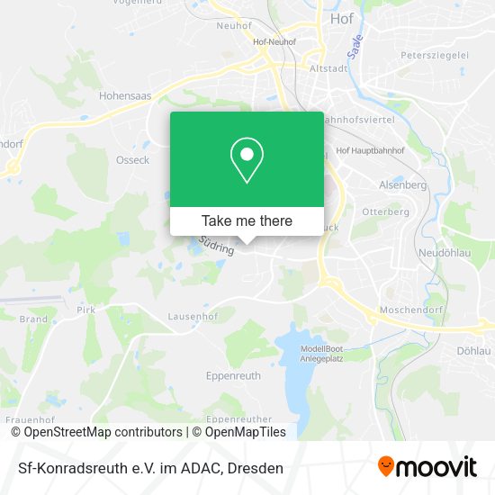 Карта Sf-Konradsreuth e.V. im ADAC