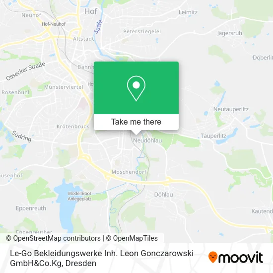 Карта Le-Go Bekleidungswerke Inh. Leon Gonczarowski GmbH&Co.Kg