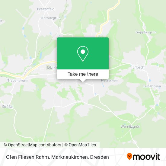 Карта Ofen Fliesen Rahm, Markneukirchen