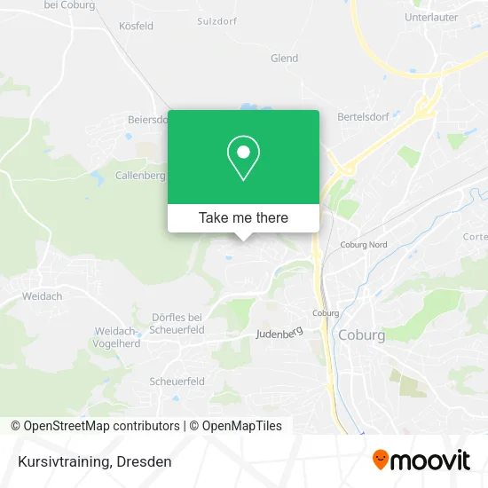 Карта Kursivtraining