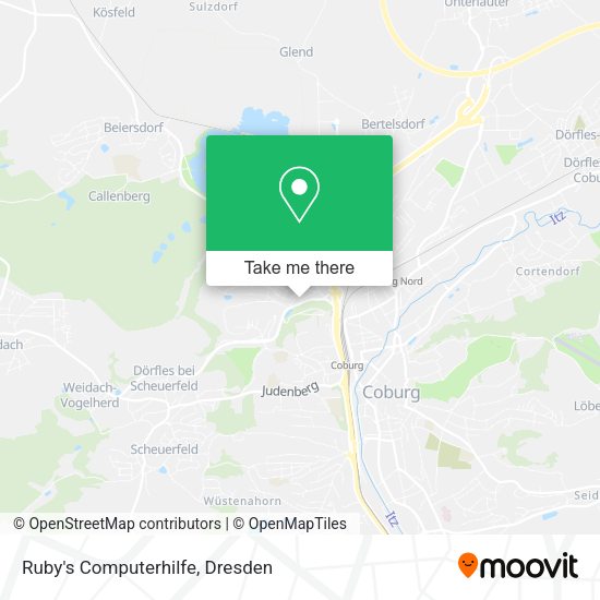 Ruby's Computerhilfe map