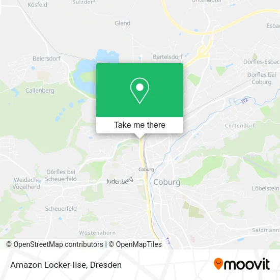 Amazon Locker-Ilse map