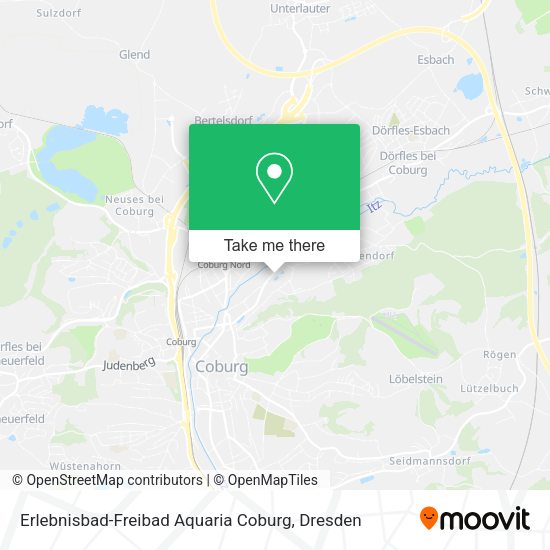 Карта Erlebnisbad-Freibad Aquaria Coburg