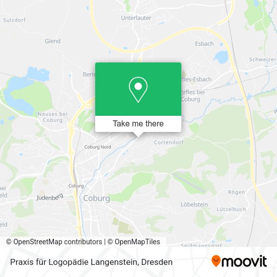 Карта Praxis für Logopädie Langenstein