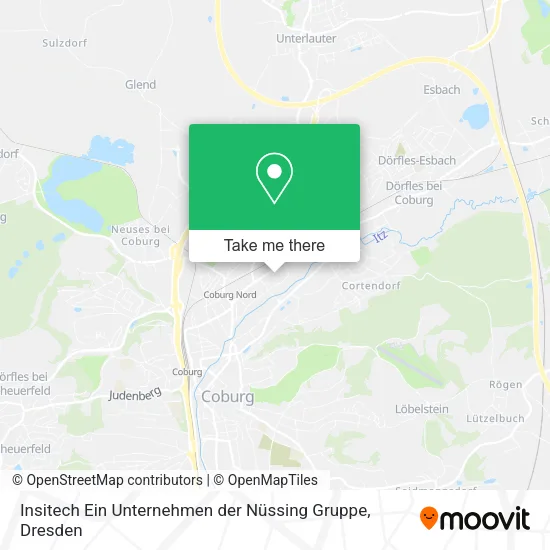 Карта Insitech Ein Unternehmen der Nüssing Gruppe