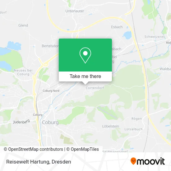 Карта Reisewelt Hartung