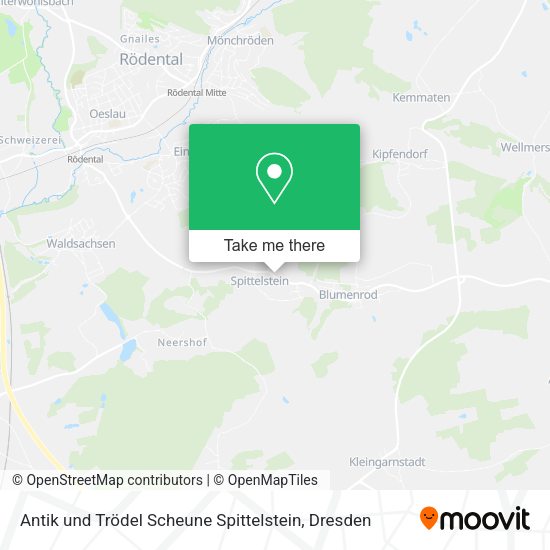 Карта Antik und Trödel Scheune Spittelstein