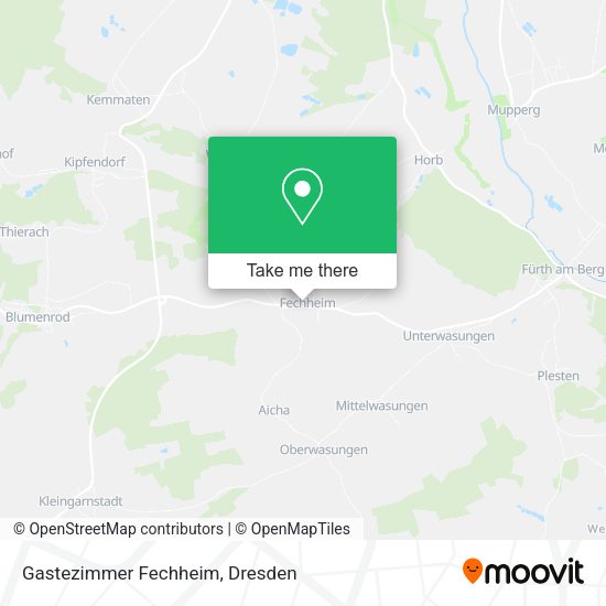 Карта Gastezimmer Fechheim