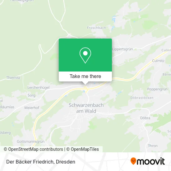 Карта Der Bäcker Friedrich