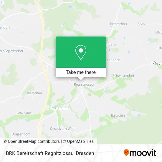 Карта BRK Bereitschaft Regnitzlosau