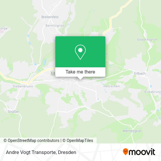 Карта Andre Vogt Transporte