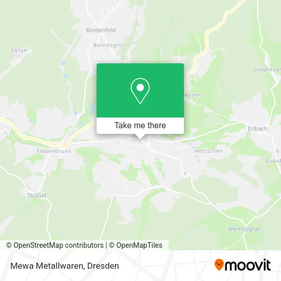 Карта Mewa Metallwaren