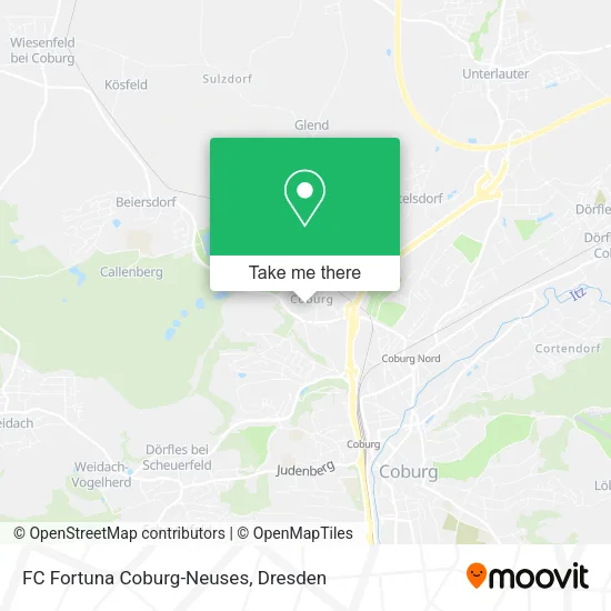 Карта FC Fortuna Coburg-Neuses