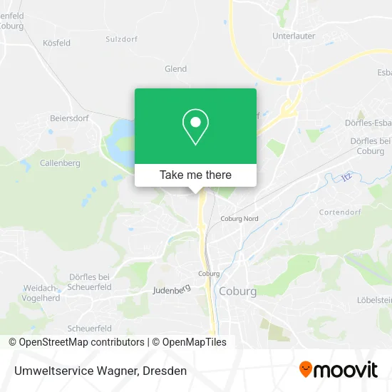Карта Umweltservice Wagner