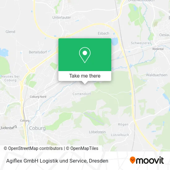 Agiflex GmbH Logistik und Service map
