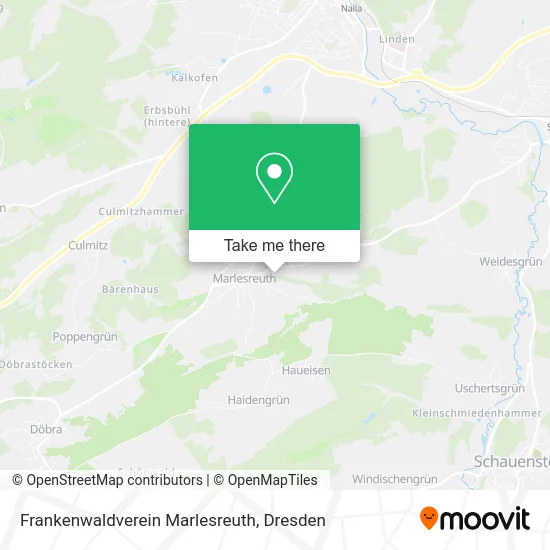 Карта Frankenwaldverein Marlesreuth