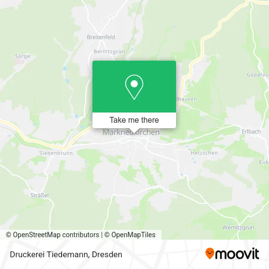 Карта Druckerei Tiedemann