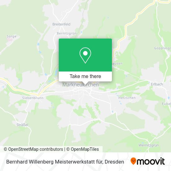 Карта Bernhard Willenberg Meisterwerkstatt für
