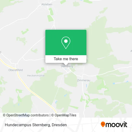 Карта Hundecampus Sternberg