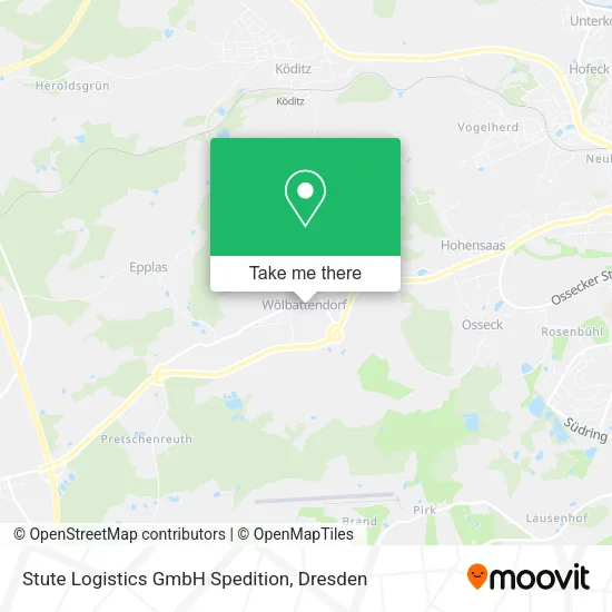 Карта Stute Logistics GmbH Spedition